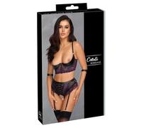 Cottelli BONDAGE Ensemble Combinaisons sexy femme Noir/Violet 75B/S