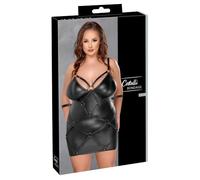 Cottelli BONDAGE Robe Robes sexy en cuir, latex ou vernies Noir 3XL