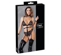 Cottelli Collection – Body ouvert à lanières et chaînes – Noir – M