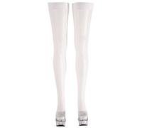 Cottelli Collection Bas Sexy en Blanc Taille S