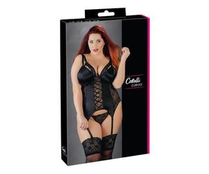 Cottelli Collection Chemise de PowerNet Plus Dentelle, Taille 3XL