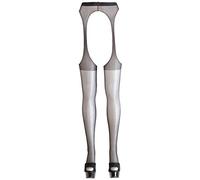 Cottelli Collection Collants avec Jarretelles Noir S-M