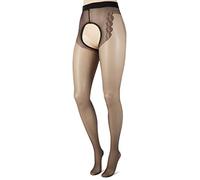 Cottelli Collection Collants Ouverts, Noir, Taille 5