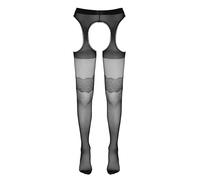 Cottelli Collection Collants Résille Ouvert Taille L