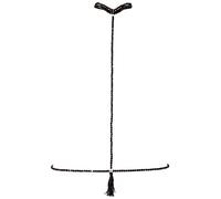 Cottelli Collection Collier avec Chaîne Bikini Taille S-L Noir