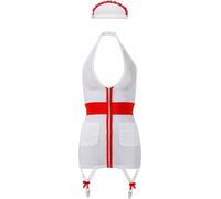 Cottelli - Robe d'infirmière avec porte-jarretelles - M