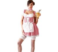 Cottelli Collection Dirndl en Blanc/Rouge Taille S