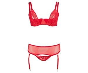 Cottelli Collection Ensemble de Lingerie 90E Rouge Taille XL