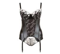 Cottelli Collection Ensemble de Lingerie Sexy pour Femme Soutien-Gorge en Dentelle avec Ouverture Entrejambe