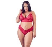 Cottelli Collection - Ensemble soutien-gorge en dentelle avec entrejambe ouvert