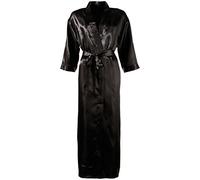 Cottelli Collection Kimono en Satin Noir L/XL