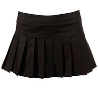 Cottelli Collection Mini Jupe Plissée , Noir, Taille M