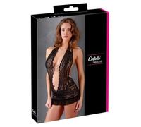 Cottelli Collection Mini Robe Rose en Dentelle Taille S