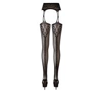 Cottelli - Bas résille à motifs noirs - L/XL