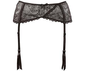 Cottelli Collection Porte-Jarretelles Dentelle Noir/Transparent Taille M