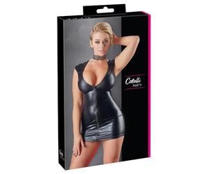 Cottelli Collection Robe Mouillée Zip, Taille L