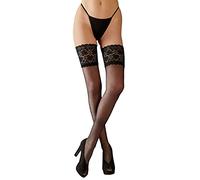 Cottelli Collection Stockings et Hosiery Halterlose Chaussettes, Noir, Taille 6 Noir