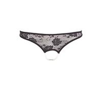 Lace String Perles noir M