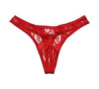 Cottelli Collection String Ouvert Dentelle Rouge Taille L