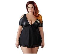 Cottelli Collection Top Manches Courtes, Noir, Taille 4XL Noir