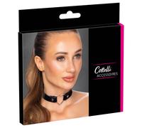Cottelli - collier tour de cou cœur - noir