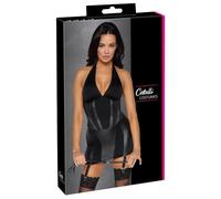 Cottelli COSTUMES Costume dominatrice Robes sexy en cuir, latex ou vernies Noir M