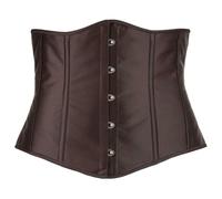 Cottelli Grande Taille - corset satin (noir) - 2XL