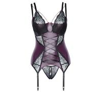 Cottelli Curves Ensemble Basque pour femme Purple/Black 90E/XL