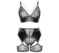 Cottelli Curves Femme Straps-Set Noir 3XL