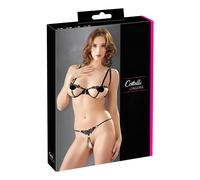 Cottelli - ensemble soutien-gorge brodé scintillant (noir)