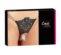 Cottelli - Fleur scintillante - string ouvert - M/L