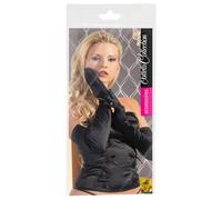 Cottelli - Gants satin - noir (S-L)