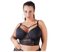 Cottelli Grande Taille - Soutien-gorge en dentelle à bretelles (noir) - 90D