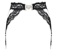 Cottelli Lingerie Ceinture Porte-Jarretelles pour femme Black L/XL