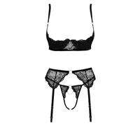 Cottelli Lingerie Femme Ensemble de Lingerie Noir 80B/M