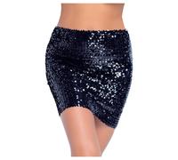 Cottelli Party - Jupe noire brillante à sequins