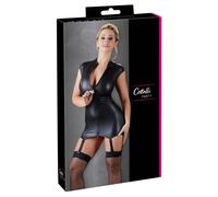 Cottelli PARTY Robe à Jarretelles à Col Haut Et Ajustée Coupe Étroite 2 Voies