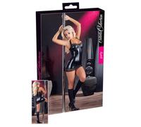 Cottelli - Robe licou noire Party time - M