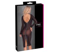 Cottelli PARTY Transparent Robe Longueur Genou Powernet Transparence Profond Dos