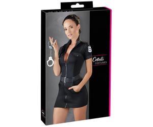 Cottelli Police - déguisement policière - robe courte noire - M