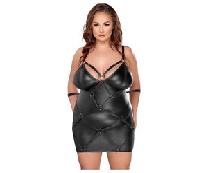 Cottelli - Robe grande taille avec menottes - noir