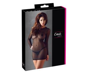 Cottelli - robe transparente (noire) - M