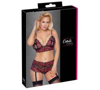 Cottelli Séduisant Fleurs Haut: Soutien-Gorge Et Harnais Avec Décolleté