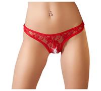 Tanga en dentelle rouge - XL