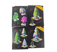 COTTNY Mini Sapin de Noël Magique 3 en 1 - Kit de Croissance en Papier Coloré à Faire Soi-même, Décoration, Cadeau pour Garçons et Filles, Kits Scientifiques et Jouets Guide