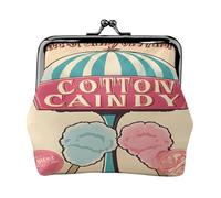 Cotton Candy Porte-monnaie compact pour femme avec serrure imperméable pour cadeaux de voyage, Noir , Taille unique, Sac à dos décontracté