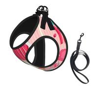 Cotton Candy Print Pet Supplies Harnais réglable en maille respirante pour chiens de petite et moyenne taille S-L