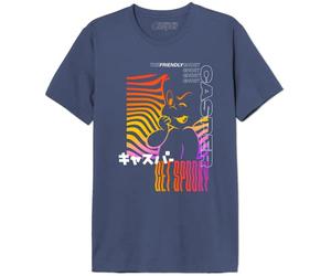 cotton division Casper « The Friendly Ghost » T-Shirt Homme MECASPMTS001, Denim, Taille XXL