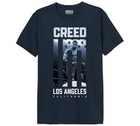 cotton division Creed « Adonis Ring Fight » MECREEDTS019 T-Shirt Homme, Navy, Taille 3XL