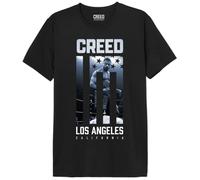 cotton division Creed « Adonis Ring Fight » MECREEDTS019 T-Shirt Homme, Noir, Taille M